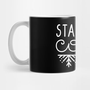 Stay cozy winter handlettering Mug